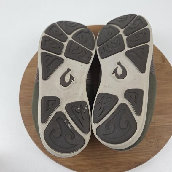 OluKai Shoes Mens Size 11 Olive Brown Nohea Moku Lightweight Mesh Casual Sneaker - Picture 15 of 16